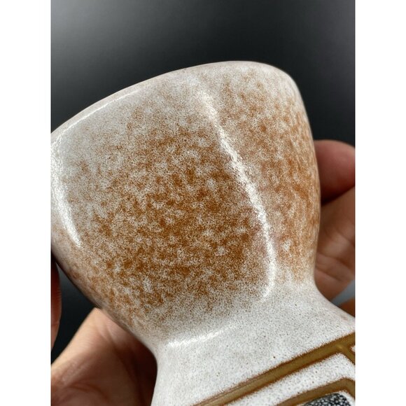 Vintage LAPID ISRAEL MCM Pottery Vase MOD 1960's - Picture 7 of 12